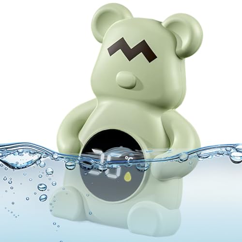 Baby Bath Temperature Sensor, Bear Shape Floating Thermometer, Water Heat Monitor, Easy Read Display, Excellent for Bathtub Shower Swimming Pool Spa Indoor Outdoor Use von Fbinys