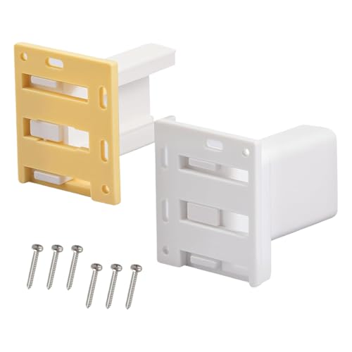 Drawer Slide Socket Set, Adjustable Back Plate, 2 Pack Hardware Fitting, Socket Base Design, Replacement Mounting Part for Furniture, Installers, Designers, 1.77x2.48x2.01 inches von Fbinys