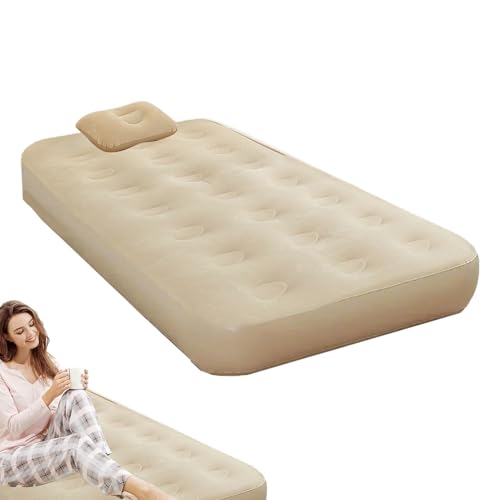 Fbinys Blow-Up Air Mattress, Twin Camping Bed, Automatic Inflating Pad, Built-In Pump for Easy Setup, Portable Design, Waterproof, Ideal for Travel & Outdoor Sleeping von Fbinys