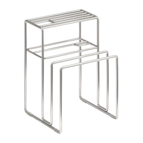 Fbinys Cutting Board Rack, Countertop Chopping Board Organizer, Multifunctional Stainless Steel Holder, Space-Saving Vertical Design with Kitchen Storage Solution for Home, 710 g von Fbinys
