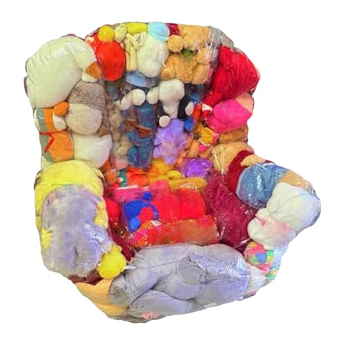 Fbinys Kuscheltier Stuhl Aufbewahrung,2-in-1 Haushalt Plüsch Spielzeug Aufbewahrung Sitz - Großraum Kuscheltier Sitzsack Für Wohnzimmer Kinderzimmer Schlafzimmer Spielzimmer Innenbereich von Fbinys
