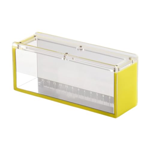 Fish Observation Box, Fish Viewing Container with Lid and Scale, Transparent Tank Easy Monitoring, Aquatic Isolation Breeder Box for Crabs, Snails, & Spiders von Fbinys