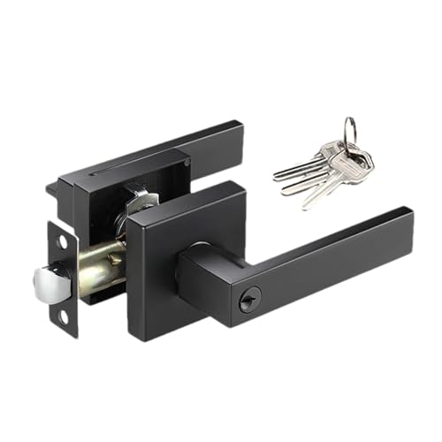 Inner Door Handle Set, Privacy Doors Knob with Lock, Door Knobs Interior, Silent Latch Mechanism, Sturdy Build, Excellent for Bathroom, Bedroom, Front Door, And Security Use von Fbinys
