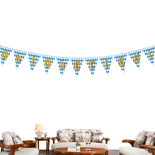 Oktoberfest Banner - 11x15 cm, Bierfestival Banner für die deutsche Party -Dekoration mit Amnant -Slase, Foto -Requisite für das Trinken von Feierlichkeiten, Innenhänge im Innenbereich im Freien von Fbinys