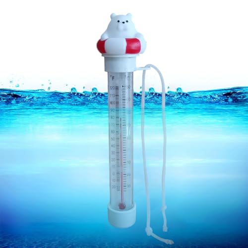 Pool Temperature Meter, Floating Water Thermometer, Precise Tester, Cartoon Style Gauge, Easy-Read Monitoring Tool, Ideal for Outdoor, Indoor Pool, Family Lake, Children’s Swimming von Fbinys