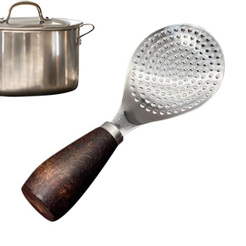 Reispaddel - Edelstahl Stehende Kugel für hitzebeständige Portionen, selpicker Safe mit einfachem Griff, Reisspatel für Wohnheimküchen Restaurant Camping, 2,68 Zoll von Fbinys