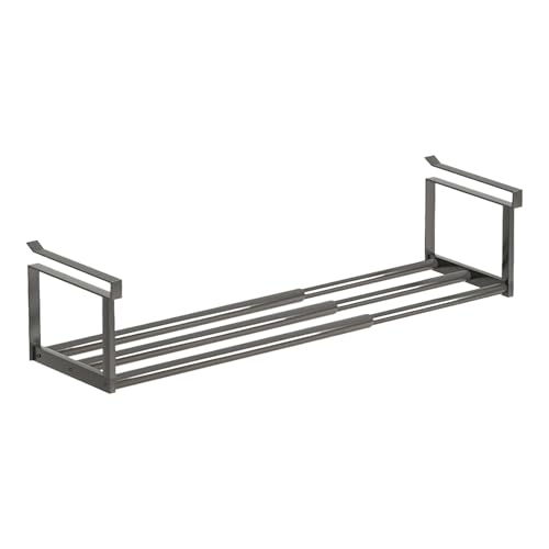 Schuhregale für den Kleiderschrank - 4 -stufige erweiterbare Lagerregal -Organizer mit verstellbarem für Wohnheim, College, Schlafzimmer, Flur, Garage, Eingang, Eckräume, Schwarz und Weißfarbe Schuhregale für den Kleiderschrank - 4 -stufige erweiterbare Lagerregal -Organizer mit verstellbarem für Wohnheim, College, Schlafzimmer, Flur, Garage, Eingang, Eckräume, Schwarz und Weißfarbe von Fbinys