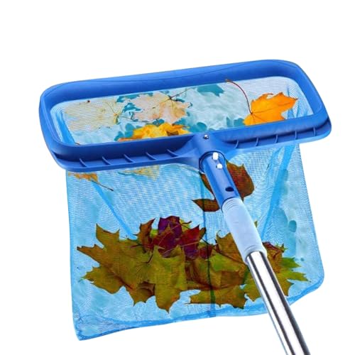 Swimming Pool Cleaning Net, Heavy-Duty Leaf Skimmer Rake, Fine Mesh Design Without Pole, Sturdy Pond Maintenance Tool for Floating Debris and Aquatic Plants, 18.5x11.81x0.79 inches von Fbinys
