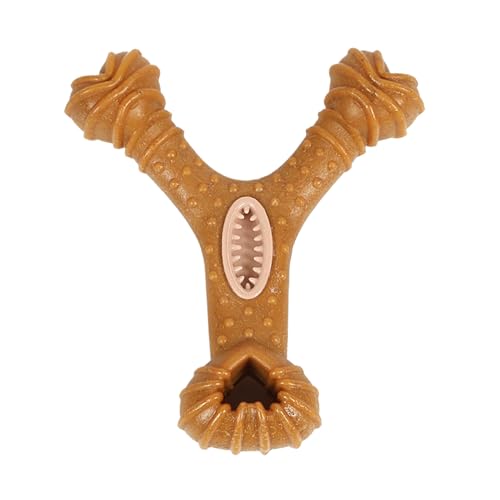 Welpe -Kinderspielzeug - Gummi Interactive Slow Feeder Puzzle Toys Für Welpen Hunde, Lebensmittelspender Mit Harten Design, Training Für Große, Kleine Tiere, Aggressive, Braune Farbe Welpe -Kinderspielzeug - Gummi Interactive Slow Feeder Puzzle Toys Für Welpen Hunde, Lebensmittelspender Mit Harten Design, Training Für Große, Kleine Tiere, Aggressive, Braune Farbe von Fbinys