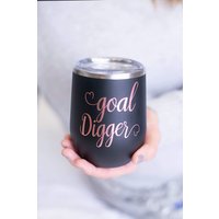 Goal Digger Becher, Chef Geschenk, Unternehmer Motivation Stifthalter, Büro Schreibtisch Deocr, Arbeitsbecher, Weihnachtsgeschenk von FbombsandBooze