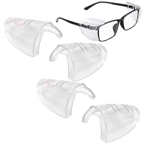 Fc'Noqgn 2 Brillen, Seitenschutz, UV-Schutzbrille, Seitenschutz, klare Seitenschutzbrille, Schutzbrille für Brillen Fc'Noqgn 2 Brillen, Seitenschutz, UV-Schutzbrille, Seitenschutz, klare Seitenschutzbrille, Schutzbrille für Brillen von Fc'Noqgn