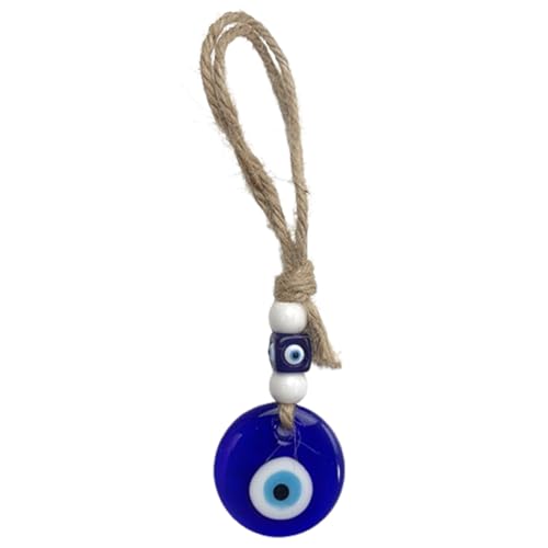 Fc'Noqgn Turkish Blue Eye Evil Eye Amulet Wall Hanging Evil Eye Ornament Amulet Decoration Home Decor Protection Blessing Charm Gift Glass Beads Home Pendant Cheap Talisman von Fc'Noqgn