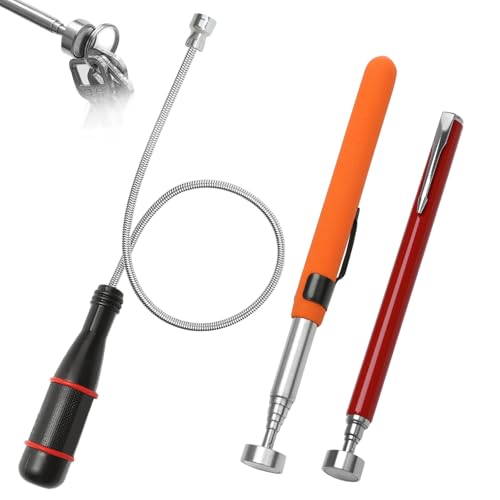 FcaecY Magnetisches Pickup-Werkzeug-Set, flexibel, biegbar, magnetisches Pickup-Werkzeug, Teleskop-Magnet-Tonabnehmer, strapazierfähig, Magnet-Werkzeug-Tonabnehmer zum Aufnehmen von Kleinteilen und FcaecY Magnetisches Pickup-Werkzeug-Set, flexibel, biegbar, magnetisches Pickup-Werkzeug, Teleskop-Magnet-Tonabnehmer, strapazierfähig, Magnet-Werkzeug-Tonabnehmer zum Aufnehmen von Kleinteilen und von FcaecY
