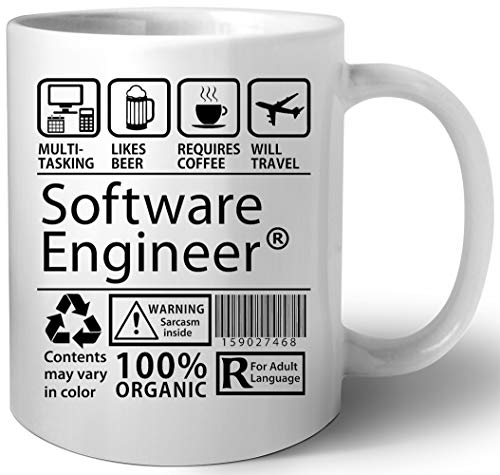 Software Engineer Keramik Tassen Mug von Fcalvy
