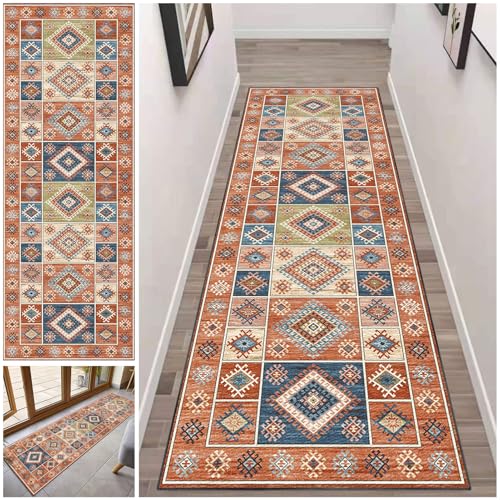 Teppich Läufer Flur Küche 40 x 150 cm Lang Teppichläufer Flur Küchenläufer Teppich Waschbar rutschfest Küchenteppich Flur Teppich Läufer Teppich für Flur Eingangsbereich Wohnzimmer Schlafzimmer von Fcenghox