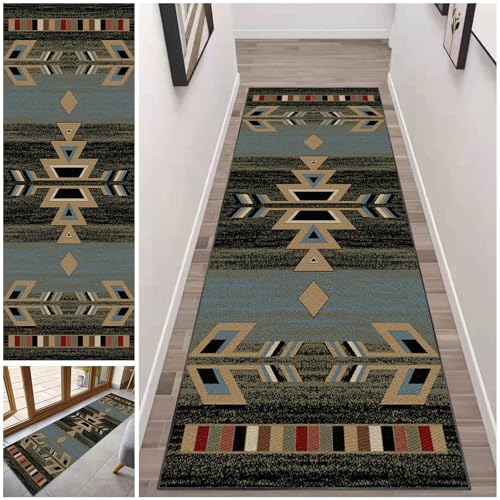 Teppich Läufer Flur Küche 50 x 150 cm Lang Teppichläufer Flur Küchenläufer Teppich Waschbar rutschfest Küchenteppich Flur Teppich Läufer Teppich für Flur Eingangsbereich Wohnzimmer Schlafzimmer von Fcenghox