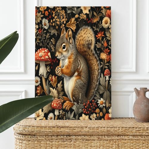 Fchen art Rustikale Galerie-Wandkunstdrucke, William Morris-Ausstellungsdruck, Eichhörnchen, Leinwand-Poster, Wandkunst, Eichhörnchen-Kunstdruck, William Morris-Drucke, botanische Fchen art Rustikale Galerie-Wandkunstdrucke, William Morris-Ausstellungsdruck, Eichhörnchen, Leinwand-Poster, Wandkunst, Eichhörnchen-Kunstdruck, William Morris-Drucke, botanische von Fchen art