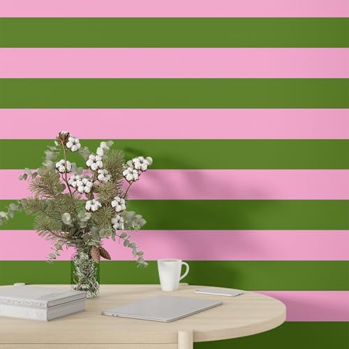 Fchen art Tapete zum Abziehen und Aufkleben, selbstklebende Tapete, Kunstholz, Kontaktpapier, Holzlamellen, selbstklebende Wandpapier, PVC-Vinylfolie, ablösbar, wasserdicht, Rosa, Grün, 45 x 1000 cm Fchen art Tapete zum Abziehen und Aufkleben, selbstklebende Tapete, Kunstholz, Kontaktpapier, Holzlamellen, selbstklebende Wandpapier, PVC-Vinylfolie, ablösbar, wasserdicht, Rosa, Grün, 45 x 1000 cm von Fchen art