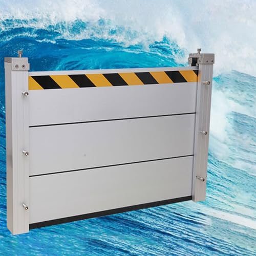 Fcmeavo Aluminiumlegierung Hochwasserschutz Bei Türen Flood Barrier Tragbar Mobile Hochwasserschutz Barriere Wiederverwendbar Hochwasserschutzplatte mit Warnstreifen für Unterführungen & Garageneinfah Fcmeavo Aluminiumlegierung Hochwasserschutz Bei Türen Flood Barrier Tragbar Mobile Hochwasserschutz Barriere Wiederverwendbar Hochwasserschutzplatte mit Warnstreifen für Unterführungen & Garageneinfah von Fcmeavo