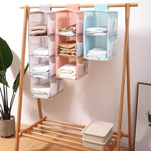 Fcmeavo Hängeorganizer für Kleiderschrank Hängeaufbewahrung Faltbar Schrank Organizer mit Netzseitentaschen 2/3 /4 Fächer Oxford-Stoff Hängeregal für Schlafzimmer Familienschrank Camping Platzsparend Fcmeavo Hängeorganizer für Kleiderschrank Hängeaufbewahrung Faltbar Schrank Organizer mit Netzseitentaschen 2/3 /4 Fächer Oxford-Stoff Hängeregal für Schlafzimmer Familienschrank Camping Platzsparend von Fcmeavo