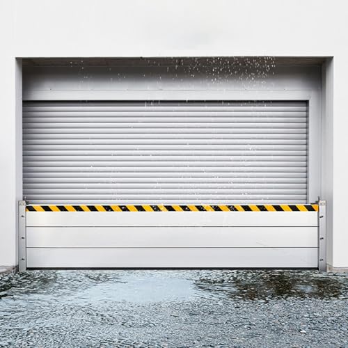 Fcmeavo Hochwasserschutz Hochwasserschutzsystem Flood Barrier Aluminiumlegierung Hochwasserschutz Barriere Wiederverwendbare Wasserabweiser mit Warnstreifen Mobile Hochwassersperre für Garagen Straßen Fcmeavo Hochwasserschutz Hochwasserschutzsystem Flood Barrier Aluminiumlegierung Hochwasserschutz Barriere Wiederverwendbare Wasserabweiser mit Warnstreifen Mobile Hochwassersperre für Garagen Straßen von Fcmeavo