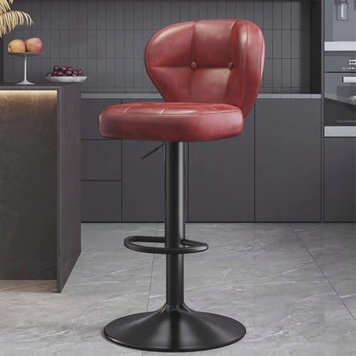 Fcmeavo Höhenverstellbar Barhocker Hochhocker mit Lehne 360° Drehbar Barstühle Counter Stools Kunstleder Gepolsterte Tresenhocker für Küche Wohnzimmer Esszimmer Café Moderner Metallgestell Tresenstuhl Fcmeavo Höhenverstellbar Barhocker Hochhocker mit Lehne 360° Drehbar Barstühle Counter Stools Kunstleder Gepolsterte Tresenhocker für Küche Wohnzimmer Esszimmer Café Moderner Metallgestell Tresenstuhl von Fcmeavo