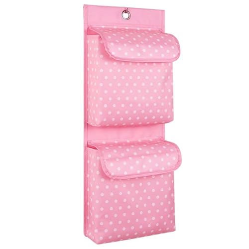 Fcmeavo Hohe Kapazität Badezimmer Hängend Aufbewahrungstasche Wasserdicht Hängeorganizer mit Haken Stauraum Tasche Oxford-Stoff Wandorganizer Tür Organizer mit Dichteplatte für Büro Küche Kinderzimmer von Fcmeavo