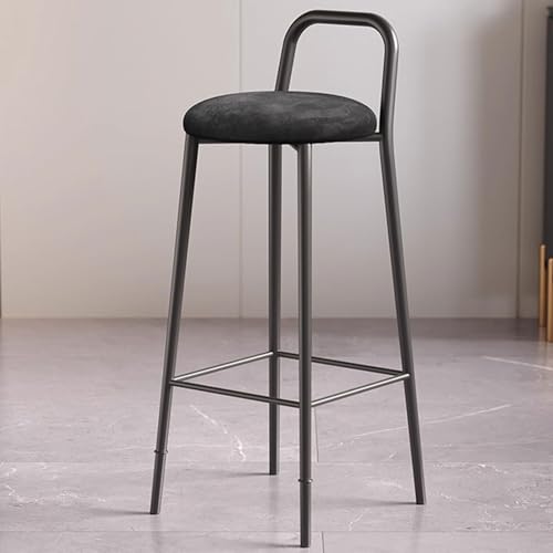 Fcmeavo Moderne Barhocker Bistrohocker Metall Halterung Hochhocker mit Lehne und Fußstütze Barstuhl Fußmatten Höhenverstellbar Ergonomischer Tresenhocker für Bar Büro Fcmeavo Moderne Barhocker Bistrohocker Metall Halterung Hochhocker mit Lehne und Fußstütze Barstuhl Fußmatten Höhenverstellbar Ergonomischer Tresenhocker für Bar Büro von Fcmeavo