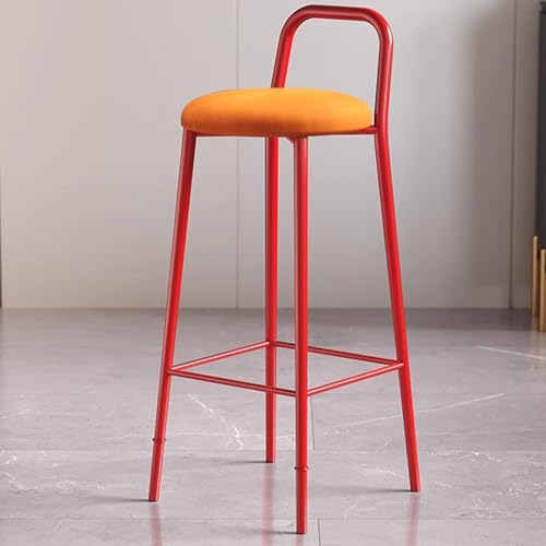 Fcmeavo Moderne Barhocker Bistrohocker Metall Halterung Hochhocker mit Lehne und Fußstütze Barstuhl Fußmatten Höhenverstellbar Ergonomischer Tresenhocker für Bar Büro Fcmeavo Moderne Barhocker Bistrohocker Metall Halterung Hochhocker mit Lehne und Fußstütze Barstuhl Fußmatten Höhenverstellbar Ergonomischer Tresenhocker für Bar Büro von Fcmeavo