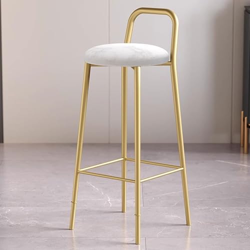 Fcmeavo Moderne Barhocker Bistrohocker Metall Halterung Hochhocker mit Lehne und Fußstütze Barstuhl Fußmatten Höhenverstellbar Ergonomischer Tresenhocker für Bar Büro Fcmeavo Moderne Barhocker Bistrohocker Metall Halterung Hochhocker mit Lehne und Fußstütze Barstuhl Fußmatten Höhenverstellbar Ergonomischer Tresenhocker für Bar Büro von Fcmeavo