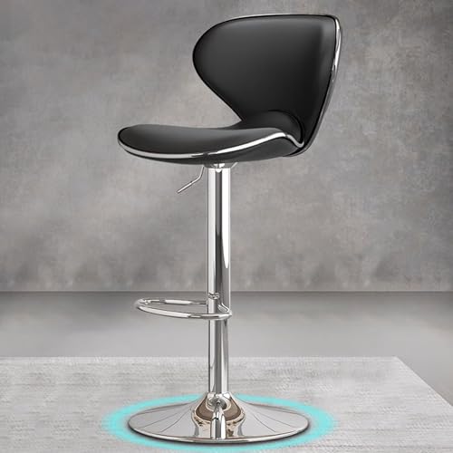 Fcmeavo Moderner Minimalismus Barhocker mit Lehne 20cm Höhenverstellbar Barstuhl 360° Drehbarer Barstühle Kunstleder Tresenhocker mit Fußstütze Stabiles Metall Chassis für Küche Büro Bistro Wohnzimmer Fcmeavo Moderner Minimalismus Barhocker mit Lehne 20cm Höhenverstellbar Barstuhl 360° Drehbarer Barstühle Kunstleder Tresenhocker mit Fußstütze Stabiles Metall Chassis für Küche Büro Bistro Wohnzimmer von Fcmeavo