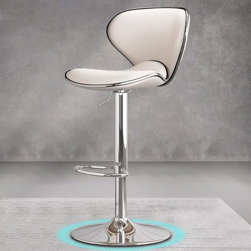 Fcmeavo Moderner Minimalismus Barhocker mit Lehne 20cm Höhenverstellbar Barstuhl 360° Drehbarer Barstühle Kunstleder Tresenhocker mit Fußstütze Stabiles Metall Chassis für Küche Büro Bistro Wohnzimmer Fcmeavo Moderner Minimalismus Barhocker mit Lehne 20cm Höhenverstellbar Barstuhl 360° Drehbarer Barstühle Kunstleder Tresenhocker mit Fußstütze Stabiles Metall Chassis für Küche Büro Bistro Wohnzimmer von Fcmeavo