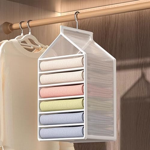 Fcmeavo PVC Hängeregal Kleiderschrank Wasserdicht Hängeorganizer Mehrschichtiges Gewebe Hängeaufbewahrung Faltbar mit Metallhaken Tasche für Kleidung Hosen Atmungsaktive Aufbewahrung Schrank Organizer Fcmeavo PVC Hängeregal Kleiderschrank Wasserdicht Hängeorganizer Mehrschichtiges Gewebe Hängeaufbewahrung Faltbar mit Metallhaken Tasche für Kleidung Hosen Atmungsaktive Aufbewahrung Schrank Organizer von Fcmeavo