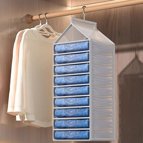 Fcmeavo PVC Hängeregal Kleiderschrank Wasserdicht Hängeorganizer Mehrschichtiges Gewebe Hängeaufbewahrung Faltbar mit Metallhaken Tasche für Kleidung Hosen Atmungsaktive Aufbewahrung Schrank Organizer Fcmeavo PVC Hängeregal Kleiderschrank Wasserdicht Hängeorganizer Mehrschichtiges Gewebe Hängeaufbewahrung Faltbar mit Metallhaken Tasche für Kleidung Hosen Atmungsaktive Aufbewahrung Schrank Organizer von Fcmeavo