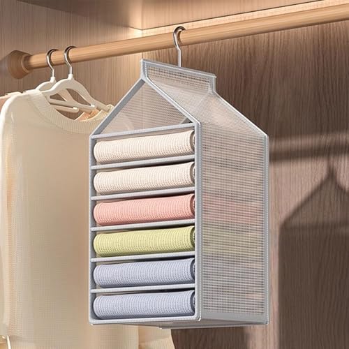Fcmeavo PVC Hängeregal Kleiderschrank Wasserdicht Hängeorganizer Mehrschichtiges Gewebe Hängeaufbewahrung Faltbar mit Metallhaken Tasche für Kleidung Hosen Atmungsaktive Aufbewahrung Schrank Organizer Fcmeavo PVC Hängeregal Kleiderschrank Wasserdicht Hängeorganizer Mehrschichtiges Gewebe Hängeaufbewahrung Faltbar mit Metallhaken Tasche für Kleidung Hosen Atmungsaktive Aufbewahrung Schrank Organizer von Fcmeavo