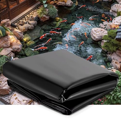 Fcmeavo Schwarz Teichfolie aus EPDM 1.14mm Dicke Dichtungsfolie Teichmembran Undurchlässige Flexible Teichplane Robust Faltbare Fischteichfolie für Teiche Garten Brunnen Wasserfälle Schwimmteich Folie Fcmeavo Schwarz Teichfolie aus EPDM 1.14mm Dicke Dichtungsfolie Teichmembran Undurchlässige Flexible Teichplane Robust Faltbare Fischteichfolie für Teiche Garten Brunnen Wasserfälle Schwimmteich Folie von Fcmeavo