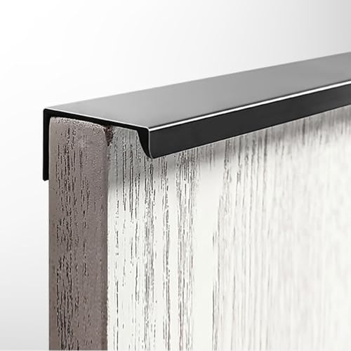 Fcmeavo Versteckter Griffe Handles 80mm-1200mm Länge für Möbelgriff Küchengriffe Schrankgriffe Schubladengriff Türgriff Kleiderschrankgriffe 6 Stück Moderne Aluminiumlegierung Unsichtbare Profilgriff von Fcmeavo