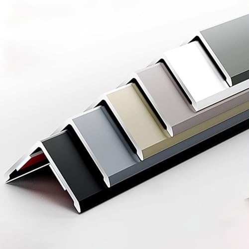 Selbstklebendes Aluminium Eckschutzprofil Winkelleiste für Wand und Deckenübergänge, Treppenkanten & Möbel Antikollisions-Kantenschutzleiste (Haus, Küche, Büro) Innenbereich & Außenbereich(Gold,2cmx3m von Fcmeavo
