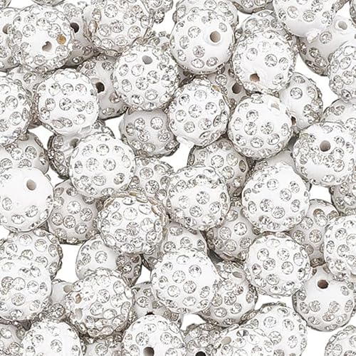 100pcs Die Strasssturm Tonperlen Stabilen Weißen Strasssteinen Vergeben Die Lehmperlen Für Handwerksliebhaber Akzentuierten 100pcs Die Strasssturm Tonperlen Stabilen Weißen Strasssteinen Vergeben Die Lehmperlen Für Handwerksliebhaber Akzentuierten von Fcnjsao