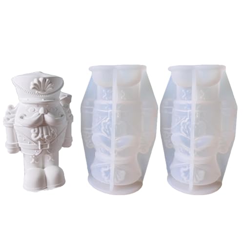2 Stück Walnusssoldatenformen, Soldatenfiguren, Silikon, Ornament-Pflaster 2 Stück Walnusssoldatenformen, Soldatenfiguren, Silikon, Ornament-Pflaster von Fcnjsao