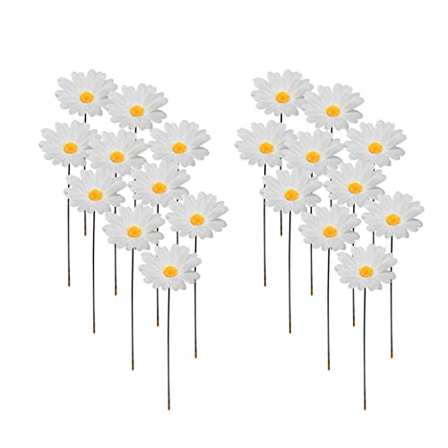 20 Stück Blumengartenstecker Dekoration Pfahl Hof Pflanze Ornamente Blumentopf Stick Einsatz Outdoor Pfähle von Fcnjsao
