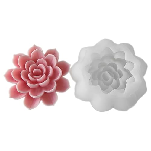 Einzigartige Aromatherapys Schimmel 3d Silikonform Blumenform Geformtes Kerzenform Orament Handgemachtes Geschenk Für Handwerksliebhaber von Fcnjsao