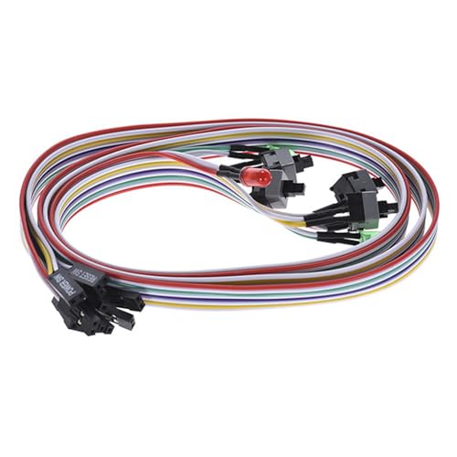 Fcnjsao 26 Zoll Desktop PC Hülle Netzteil Reset Switches Kabel Mit LED Indikatoren Flexible Motherboard Verbindung von Fcnjsao