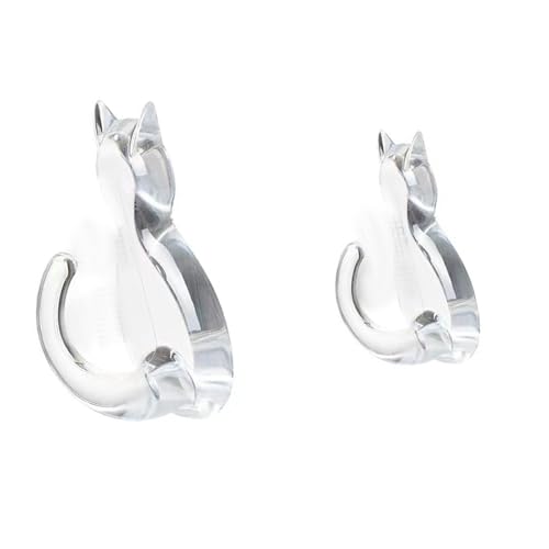 Fcnjsao 2pcs Raumsparende Katzen Themen Kleberhaken Einfache Installation Plastik Türlösungslösung Schlüsselhalter Für Moderne Häuser Katzen Geformte Klebstoffhaken Fcnjsao 2pcs Raumsparende Katzen Themen Kleberhaken Einfache Installation Plastik Türlösungslösung Schlüsselhalter Für Moderne Häuser Katzen Geformte Klebstoffhaken von Fcnjsao