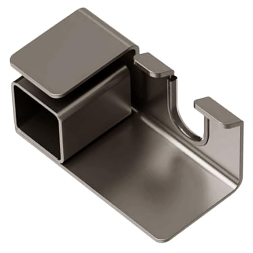 Fcnjsao Eleganter, robuster Haartrockner-Halter aus Aluminiumlegierung für einfache Installation und Entfernung im Badezimmer von Fcnjsao