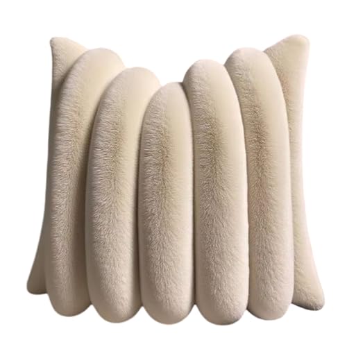 Fcnjsao Moderner gestreifter Kissenbezug, Kaninchenhaarmaterialien, für Sofa, Bett, Auto, Innenbereich, Heimdekoration, Kissenbezug Fcnjsao Moderner gestreifter Kissenbezug, Kaninchenhaarmaterialien, für Sofa, Bett, Auto, Innenbereich, Heimdekoration, Kissenbezug von Fcnjsao