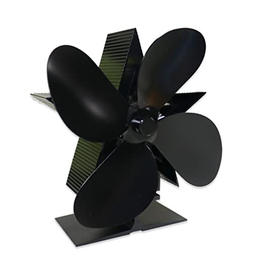 Friendly Stove Fan 4 Heat Powered Fan Quiet Efficient For Wood Larger Large Room Wood Oven Fan Blower Heat Powered Electric Home 4 Heat Powered Wood Oven von Fcnjsao