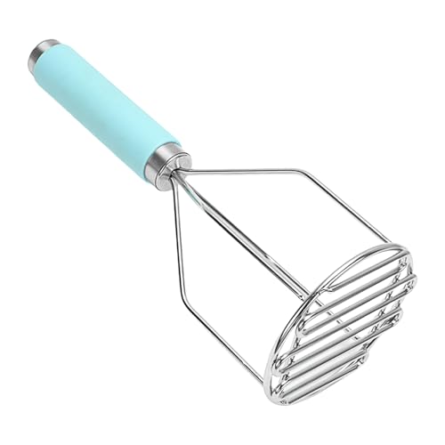 Kartoffelstampfer aus Edelstahl, Bohnenstampfer, manueller Obst- und Gemüse-Druck, Schlammmaschine, Küchenwerkzeug, leicht zu reinigen Kartoffelstampfer aus Edelstahl, Bohnenstampfer, manueller Obst- und Gemüse-Druck, Schlammmaschine, Küchenwerkzeug, leicht zu reinigen von Fcnjsao