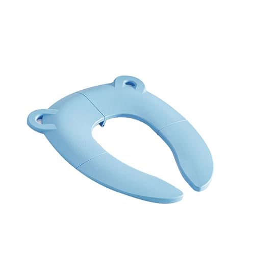 Kompakter Baby-Reise-Toilettensitz, ergonomisches Design, Kleinkinder-Assistent-Kissen, leicht abwischbar, faltbarer Reise-Toilettensitz von Fcnjsao