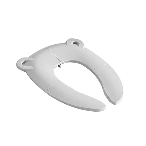 Kompakter Baby-Reise-Toilettensitz, ergonomisches Design, Kleinkinder-Assistent-Kissen, leicht abwischbar, faltbarer Reise-Toilettensitz von Fcnjsao